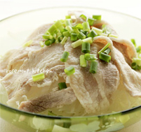 カナダポークと大根のヘルシー和風サラダ仕立て